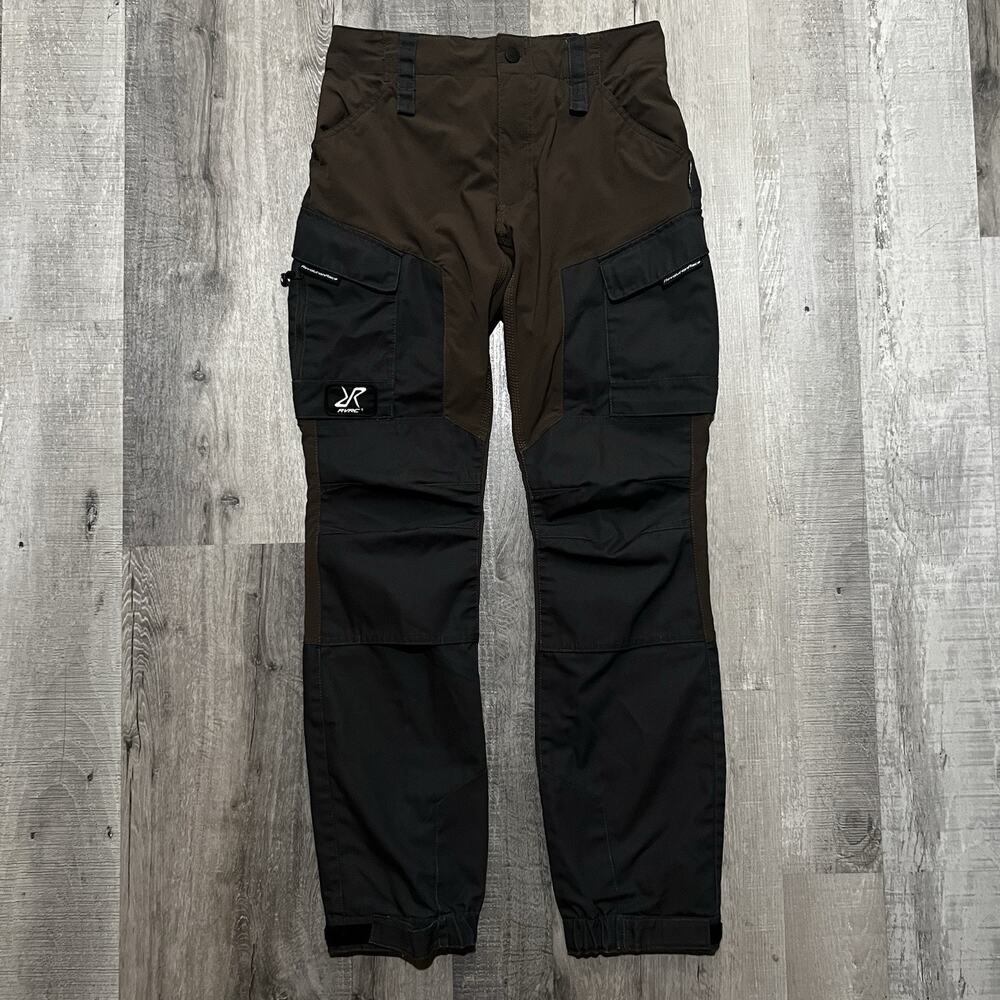 RevolutionRace Men's Sz S RVRC Pants Hiking Trekking Trousers Brown Fit 31"